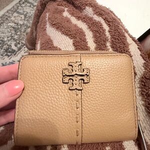 Tory Burch Tan Leather Wallet